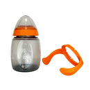 Copo de Transição com Alça Laranja - Bico de Silicone, Anti-Vazamento - Clingo