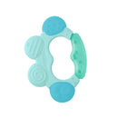 Mordedor Chocalho Clingo Azul - Silicone, Livre de BPA, Texturizado