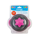 Prato com Ventosa e Divisória - Rosa - Clingo