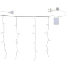 Pisca Pisca Natalino - Cascata Cortina 1,5m - Branco com 100 Leds