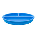 Prato Silicone Com Divisória Colors - Azul - Clingo