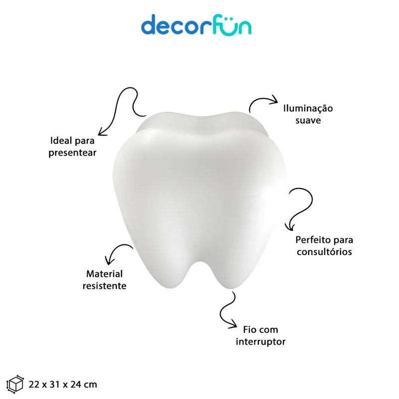 Luminária Dente Brilhante