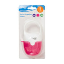 Porta Chupetas Baleia Rosa Compacto Resistente - Clingo