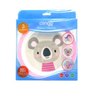 Kit 3 Pratos Infantis Clingo - Coala, Sereia e Balão