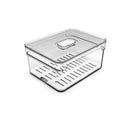 Organizador de Geladeira Acrilico com Tampa 2,2L - Clear Fresh