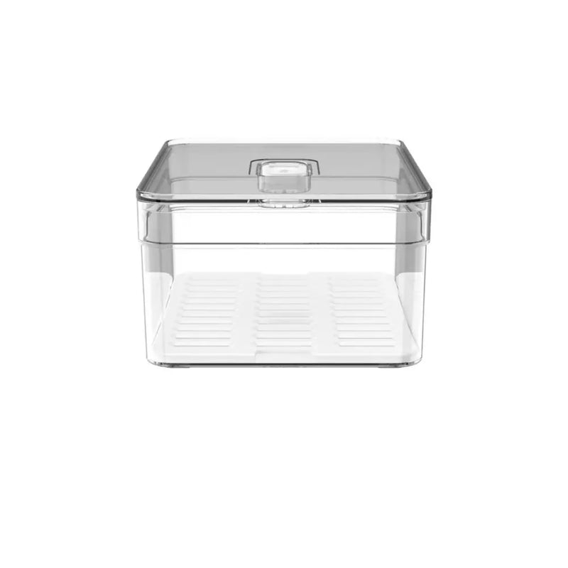 Organizador de Geladeira Acrilico com Tampa 2,2L - Clear Fresh