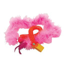 Brinquedo de Gato Interativo Featherlite Springy JW com Penas Coloridas e Catnip