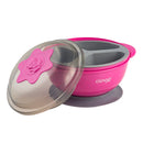 Prato com Ventosa e Divisória - Rosa - Clingo