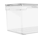 Kit 2 Organizadores De Geladeira com Tampa Acrílicos 5L - Clear Fresh