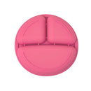 Prato Silicone Com Divisória Colors - Rosa - Clingo