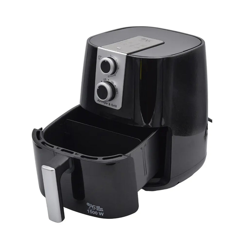 Airfryer 4,5L Fritadeira Sem Óleo Antiaderente - Roma Preta 220V