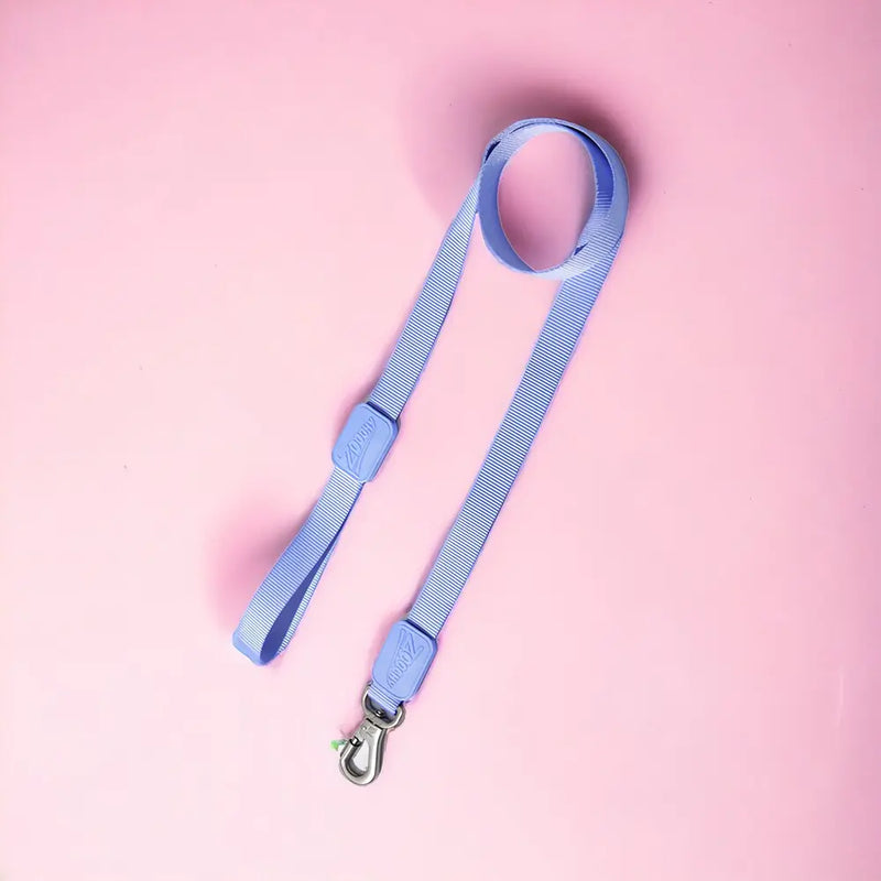 Peitoral Ajustável em X e Guia para Cães - Violeta - P