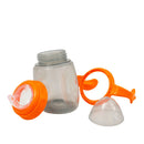 Copo de Transição com Alça Laranja - Bico de Silicone, Anti-Vazamento - Clingo