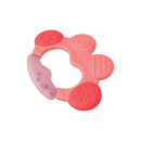 Mordedor Chocalho Clingo Rosa - Silicone, Livre de BPA, Texturizado