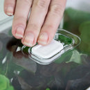 Organizador De Geladeira com Tampa e Cesto Acrílico 5L - Clear Fresh