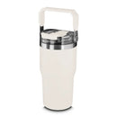 Garrafa Copo Térmico Parede Dupla em Aço Inox 650ml - Branco
