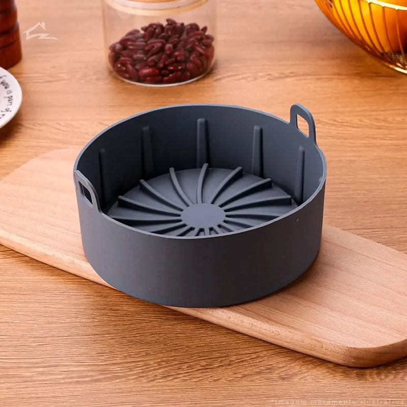 Forma de Silicone para Airfryer Reutilizável -  Easy Kitchen
