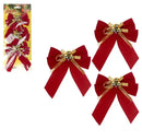 Kit 3 Laços Decorativos para Árvore de Natal