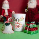 Caneca de Porcelana de 270ml Natal Mágico - Merry Christmas