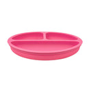 Prato Silicone Com Divisória Colors - Rosa - Clingo