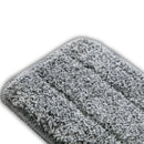 Flat Mop com Balde Cinza 10L, Espremedor e Refil de Microfibra - Nobre
