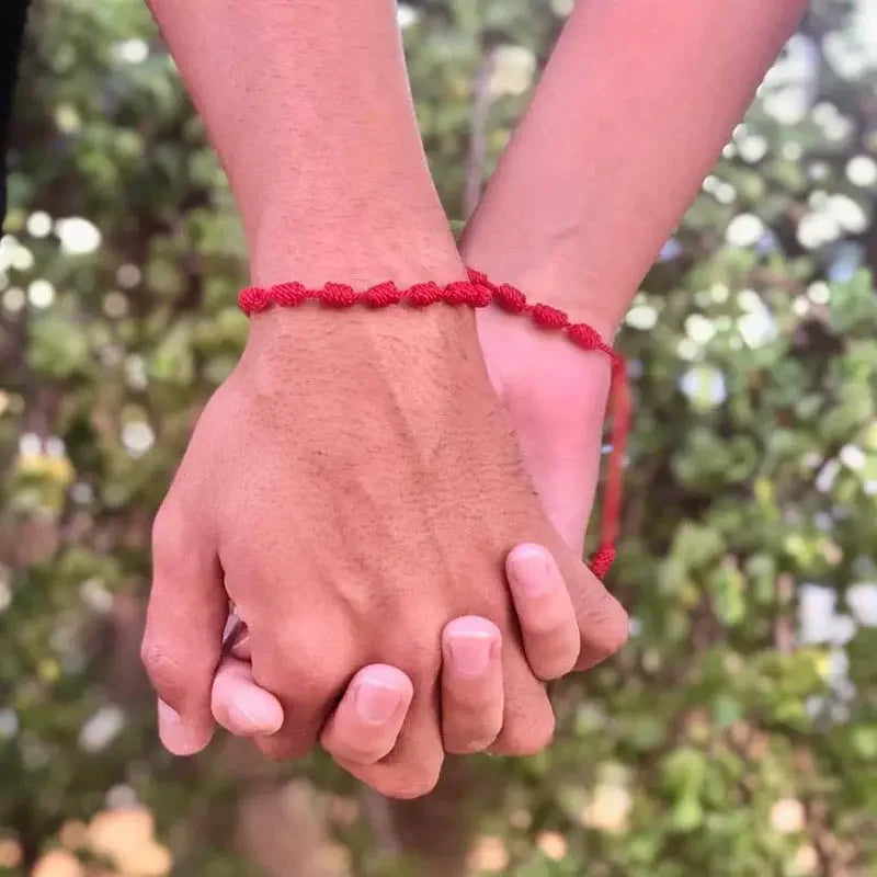 Pulseira Vermelha Kabbalah 7 Nós