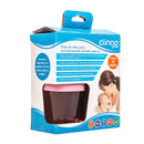 Potes de Armazenamento para Alimentos - 4 Unidades Rosas - Clingo