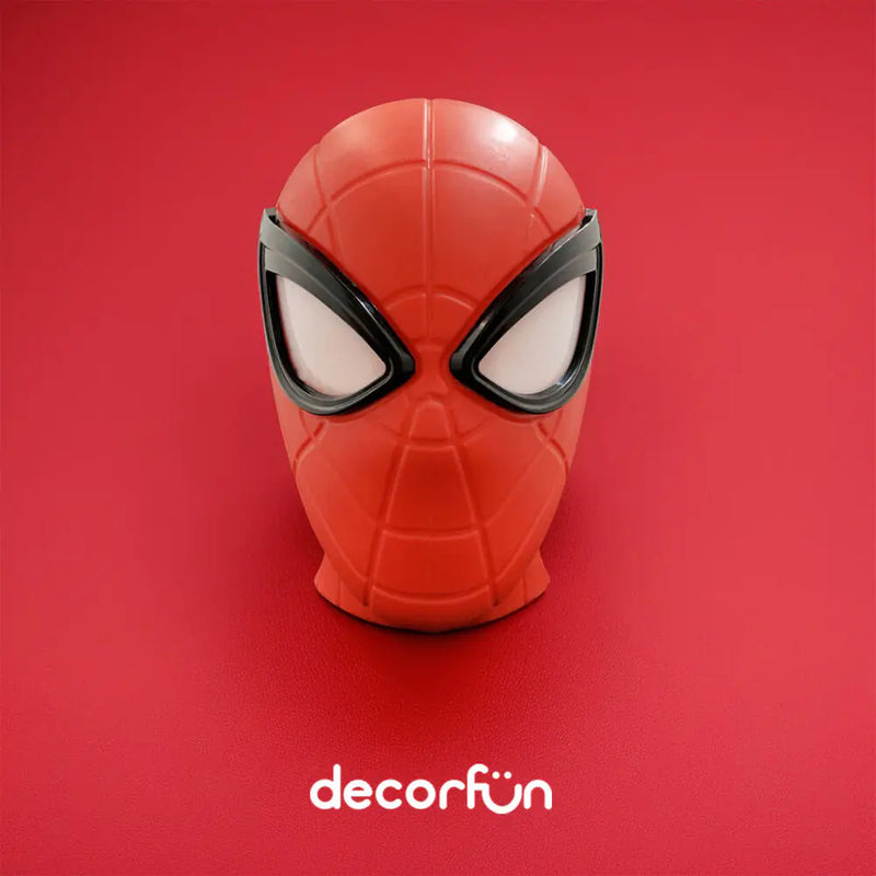 Luminária 3D Homem-Aranha Marvel Decoração Geek Temática
