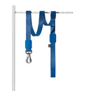 Coleira Ajustável e Guia para Cães Azul Marinho - G