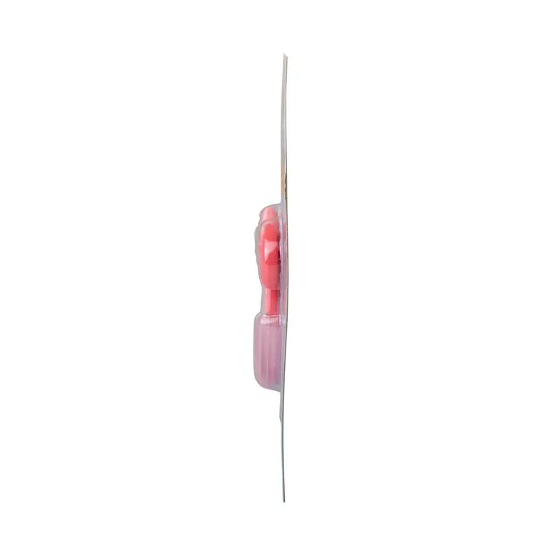 Mordedor Chocalho Clingo Rosa - Silicone, Livre de BPA, Texturizado