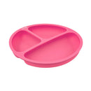Prato Silicone Com Divisória Colors - Rosa - Clingo
