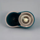 Kit Mop Rotatório Balde 13L com Cesto Inox e 2 Refis