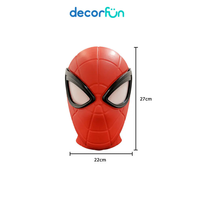 Luminária 3D Homem-Aranha Marvel Decoração Geek Temática