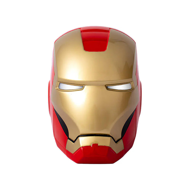 Luminária de Mesa Capacete Homem de Ferro Colorida Marvel Iron Man