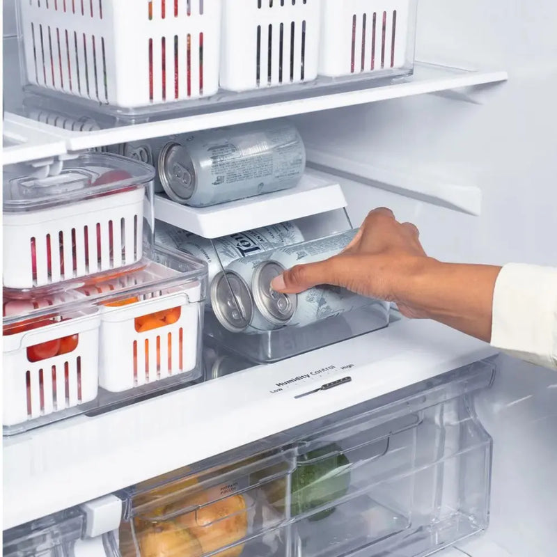 Organizador De Latas para Geladeira - 9 Latas - Clear Fresh