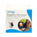 Espelho Retrovisor Redondo Clingo para Carro - Fácil Instalação - Clingo
