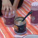 Conjunto com 3 Colheres Infantis Colors Marinho - Clingo